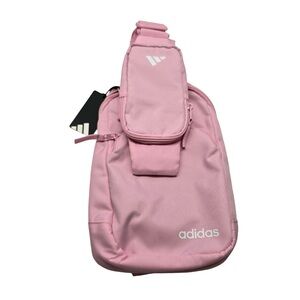 Adidas Essentials 3 Sling Bag Pink Athleisure Crossbody OS